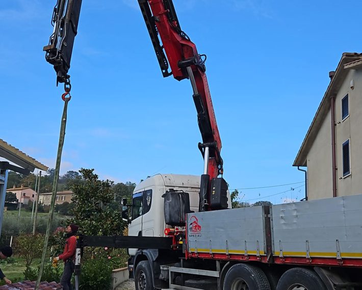 Scania 3 assi con Gru Fassi